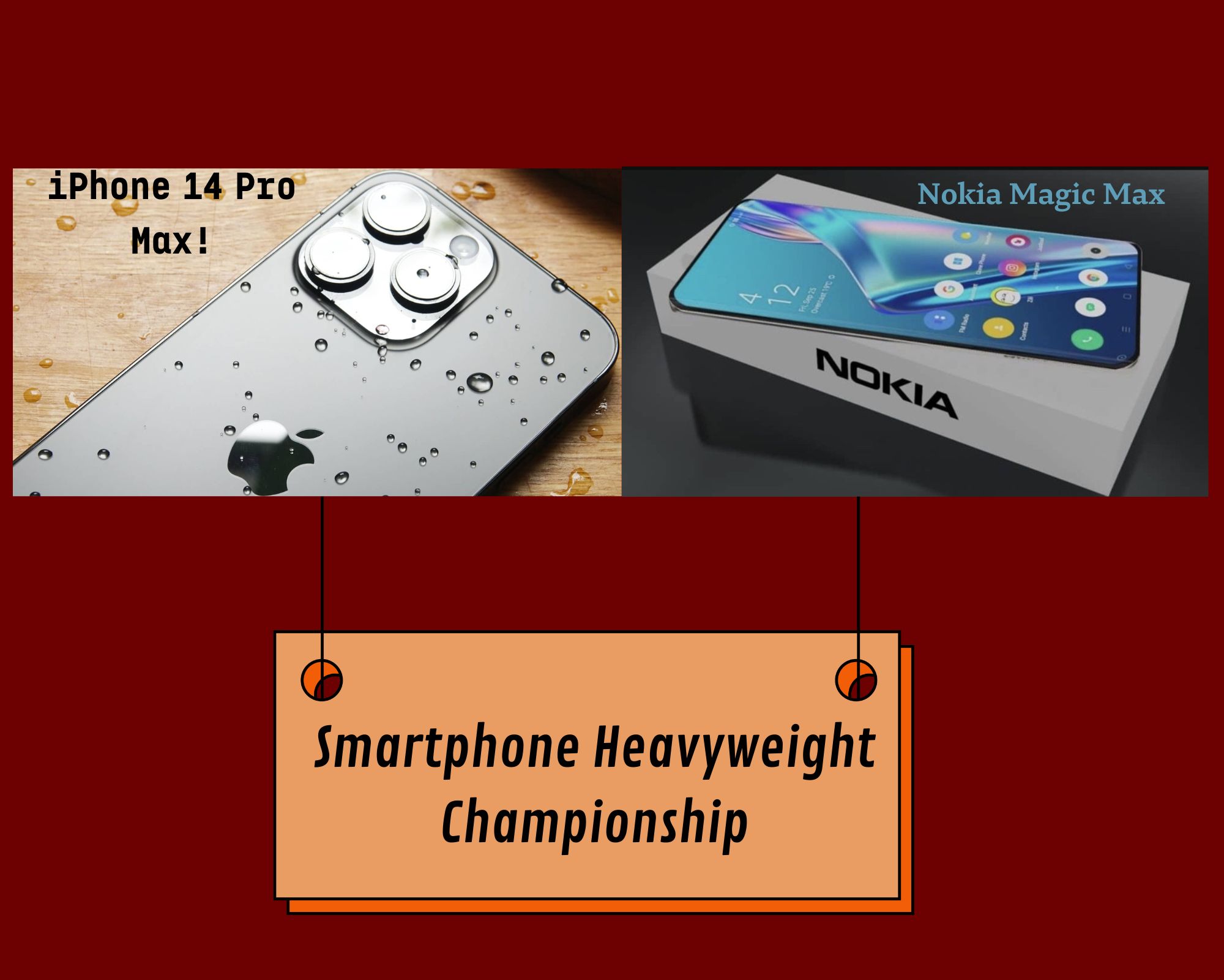 Smartphone Heavyweight Championship! Perbandingan Ponsel Canggih Dunia, Nokia Magic Max dan iPhone 14 Pro Max!