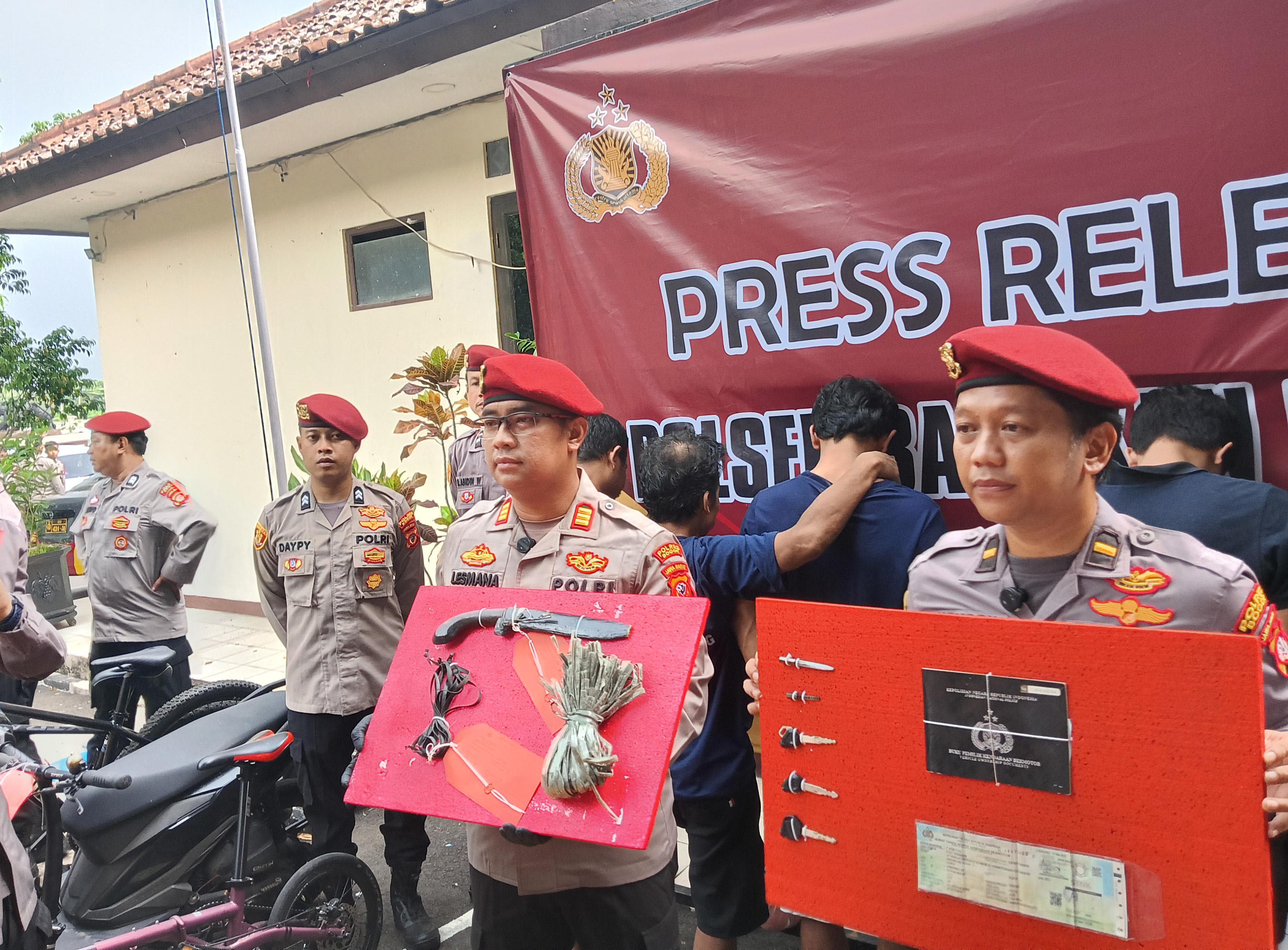 Polisi Berhasil Bongkar Modus Pencurian Motor di Babakan Madang Bogor