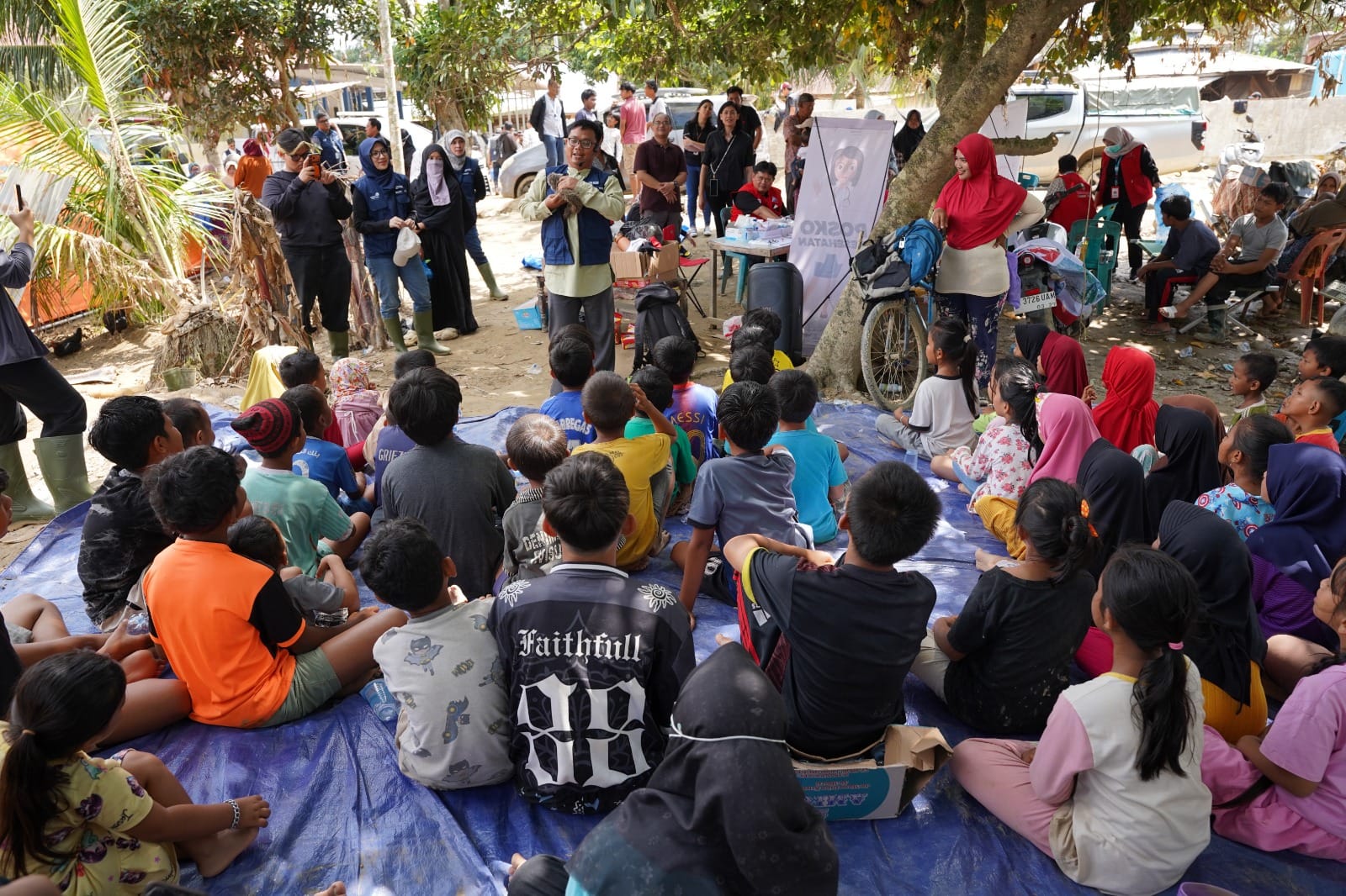 TelkomGroup Dukung Pemulihan Psikologis Anak Terdampak Banjir di Aceh Tamiang