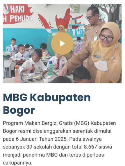 Pemkab Bogor Punya 2 Situs Bebas Akses Masyarakat untuk Pantau Program Pemerintah Pusat