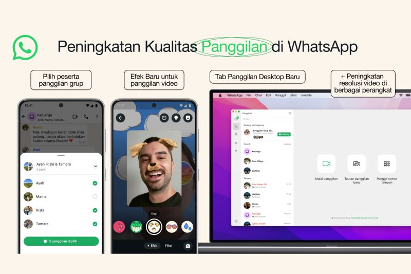 WhatsApp Luncurkan Fitur Baru untuk Panggilan Video Berkualitas Tinggi Menyambut Liburan