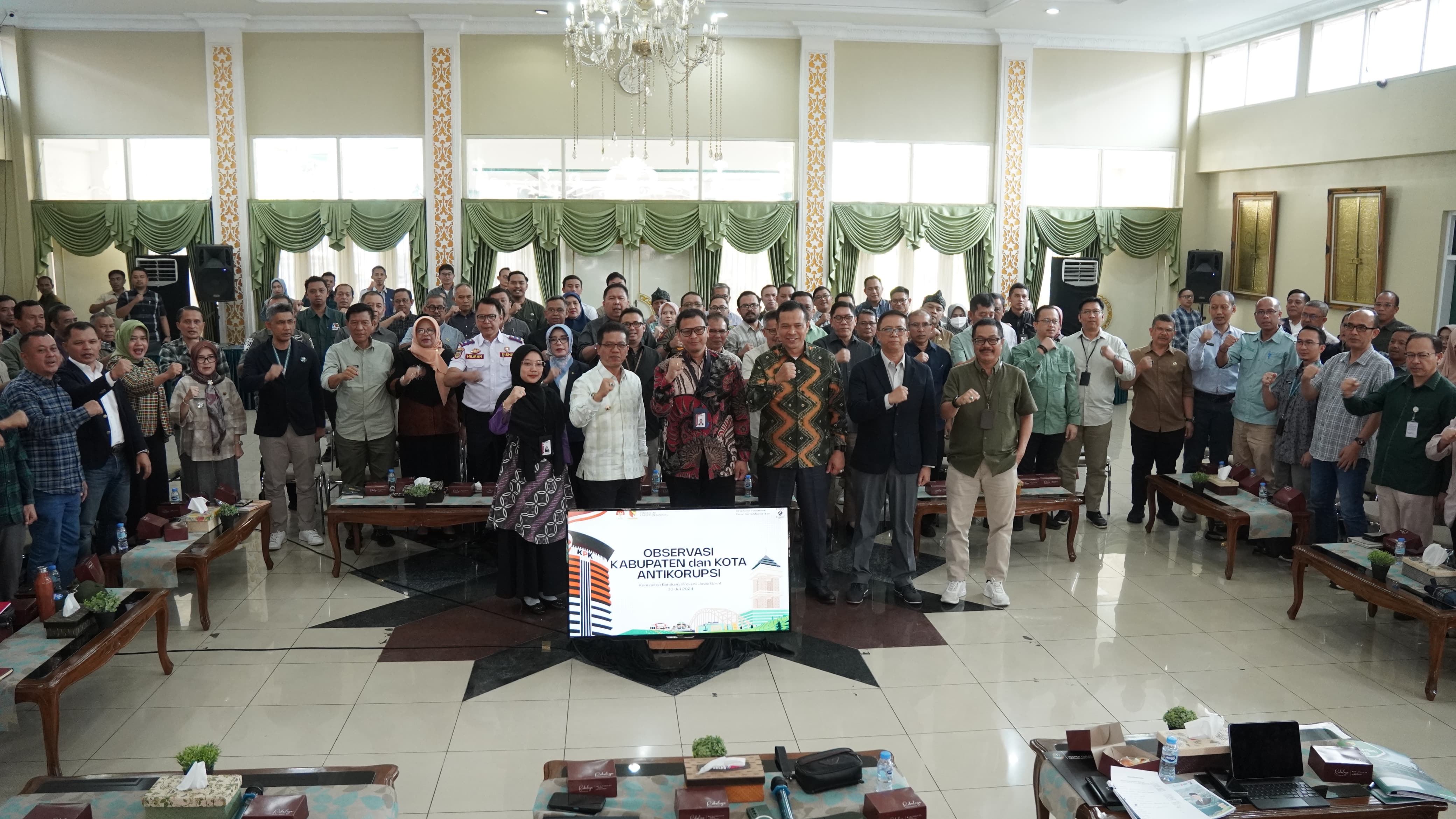 KPK Pilih Kabupaten Bandung Jadi 3 Besar Kabupaten/Kota Percontohan Anti Korupsi