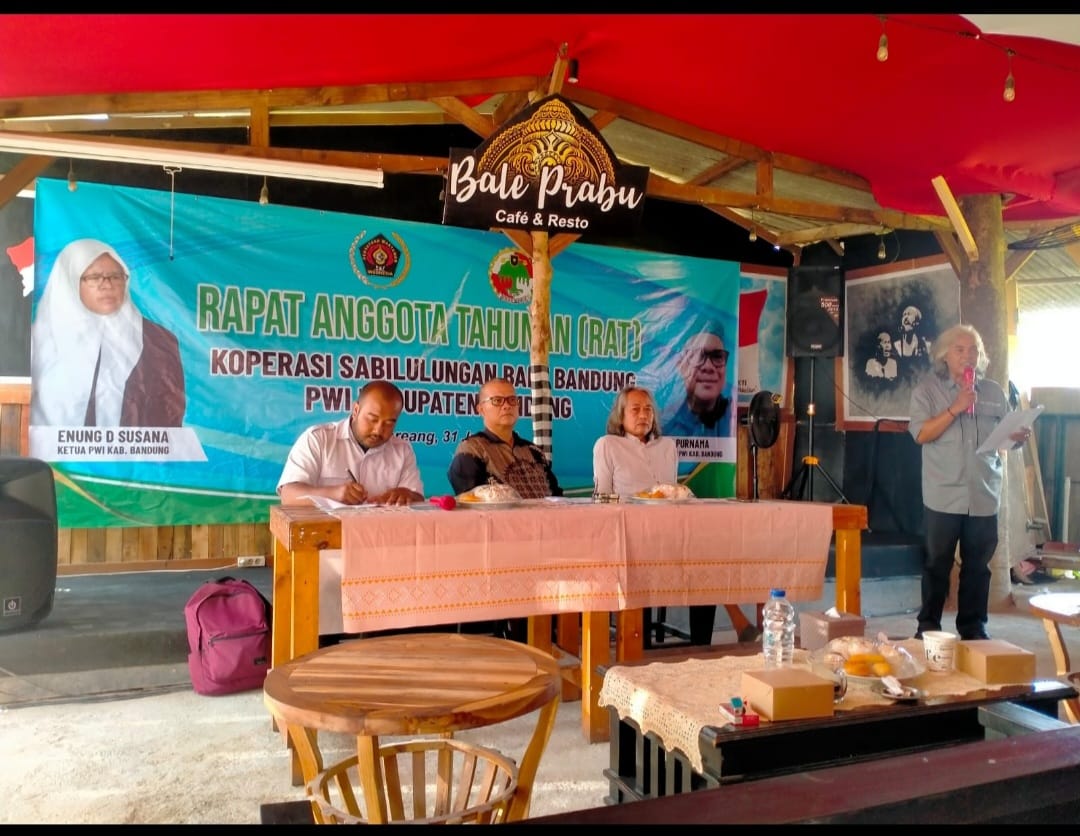 Fokus di Bidang Jasa, Koperasi PWI Kabupaten Bandung Gelar RAT
