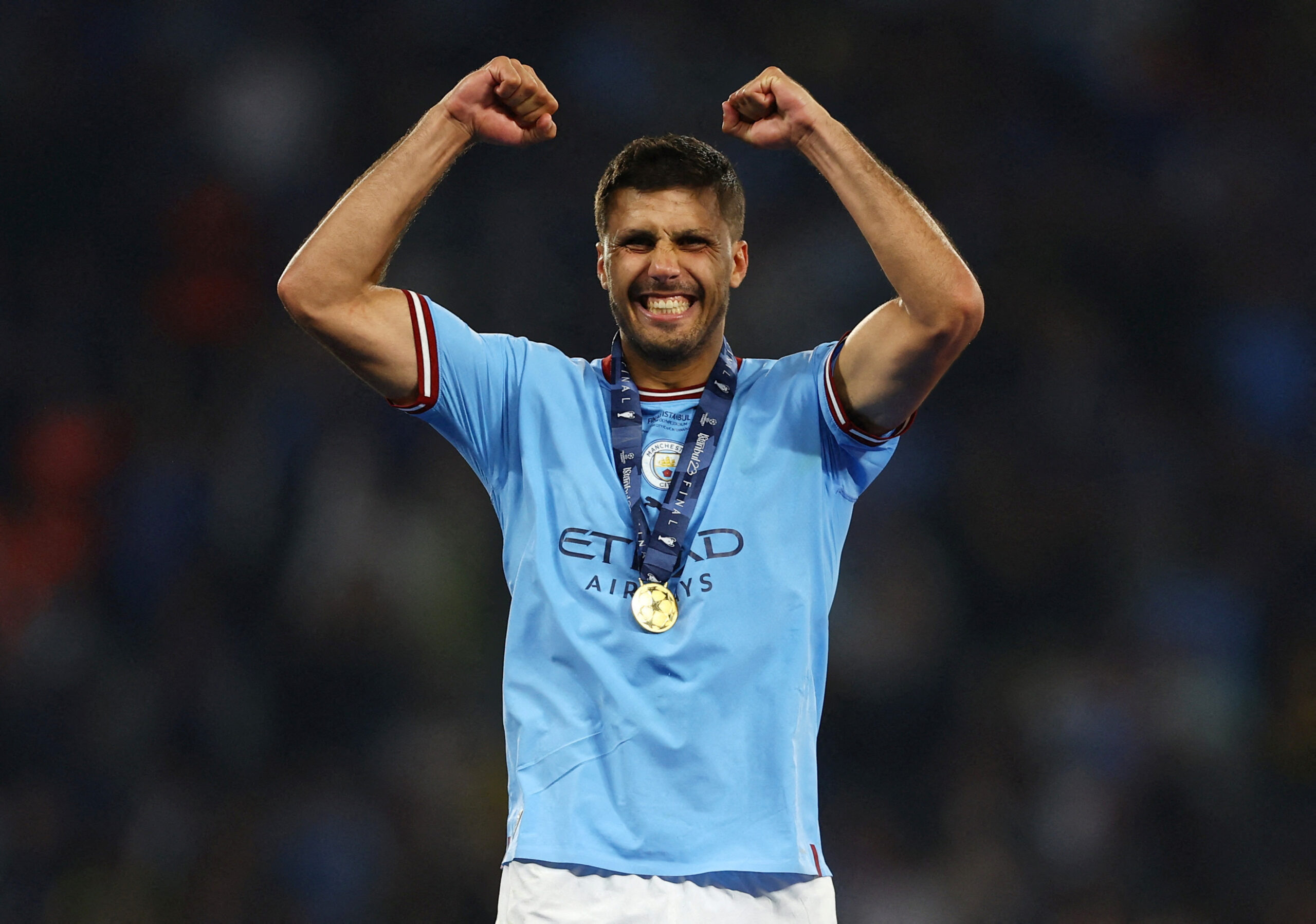 Gelandang Manchester City Rodri Meraih Penghargaan Ballon d'Or 2024