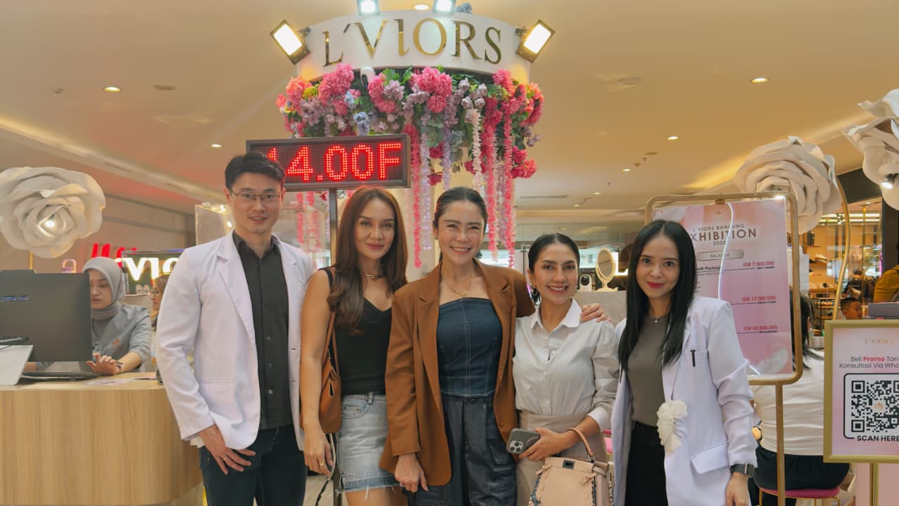 L’VIORS Beauty Clinic Sukses Pameran Perdana di 23 Paskal, Jadi Sorotan dan Viral di Media Sosial