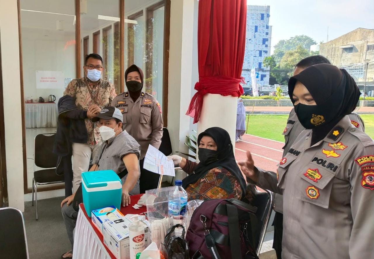 Targetkan Sehari 350 Orang Terima Booster, Polresta Bogor Minta Tambahan Vaksin ke Polda Jabar