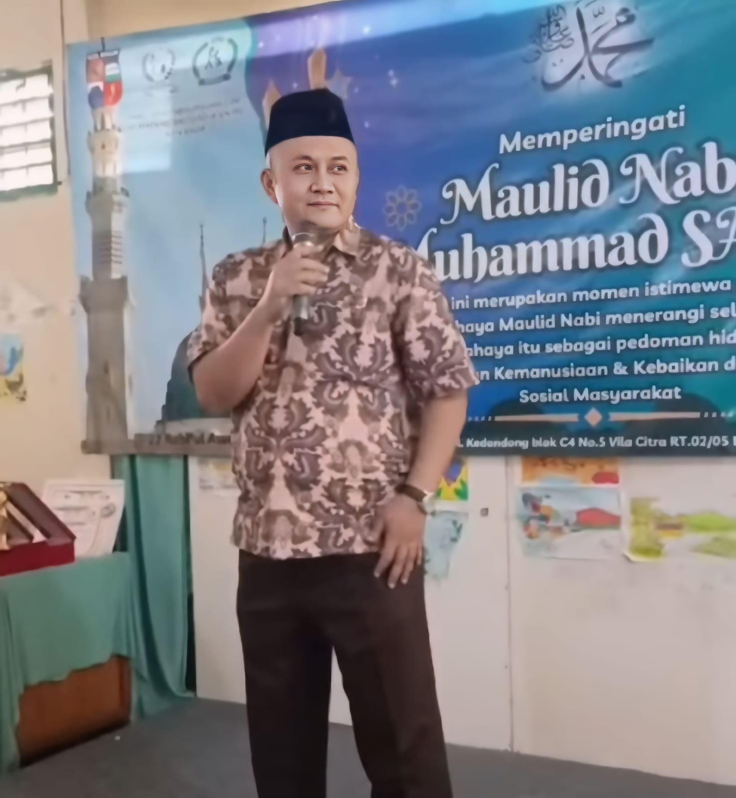 Sekretaris Dinsos Kota Bogor Hadiri Maulid Nabi Bersama Penyandang Disabilitas