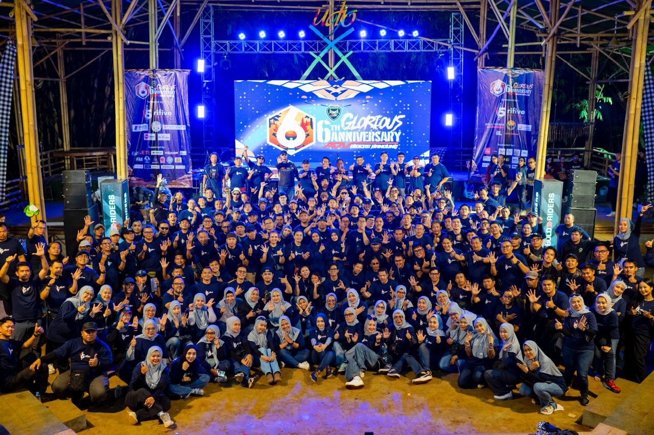 ADV Riders Bandung Rayakan HUT ke-6 dengan Meriah