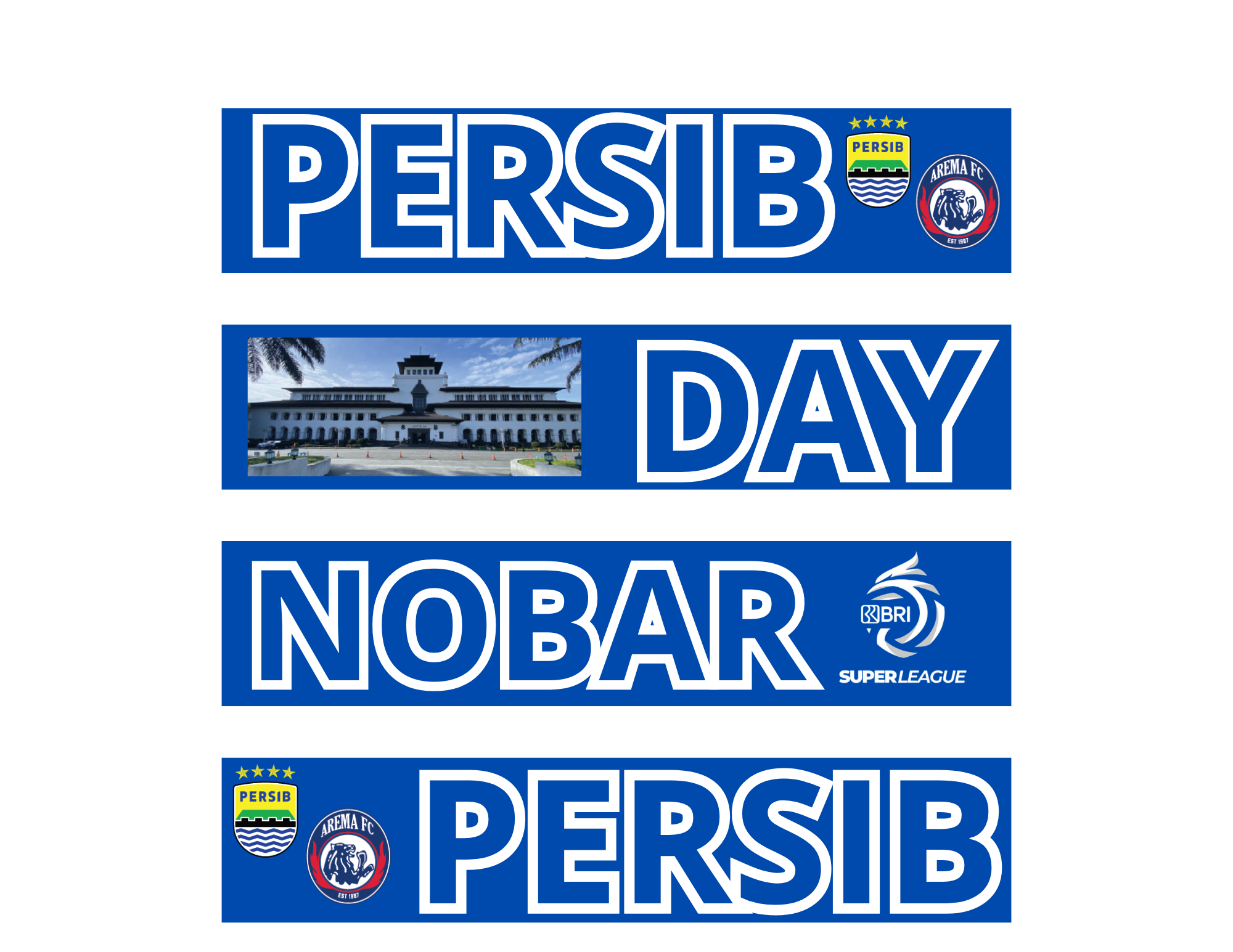 Ada yang HTM Gratis! Cek 16 Tempat Nobar Persib Vs Arema, Jumat 24 April 2026 di Bandung Raya