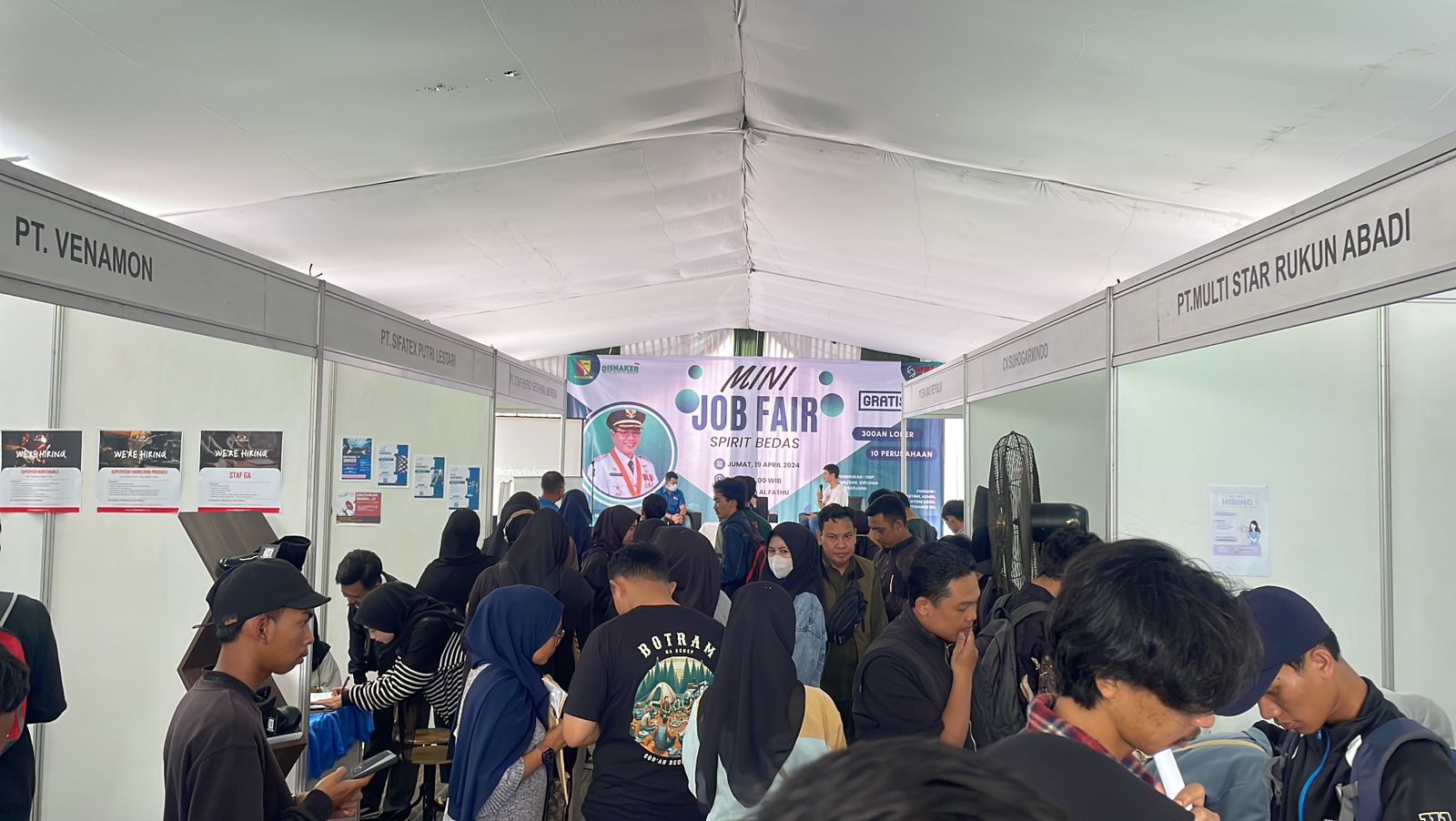 Angka Pengangguran Terus Menurun di Kabupaten Bandung, Disnaker Gelar 8 Kali Job Fair dalam Rangka HUT ke-383
