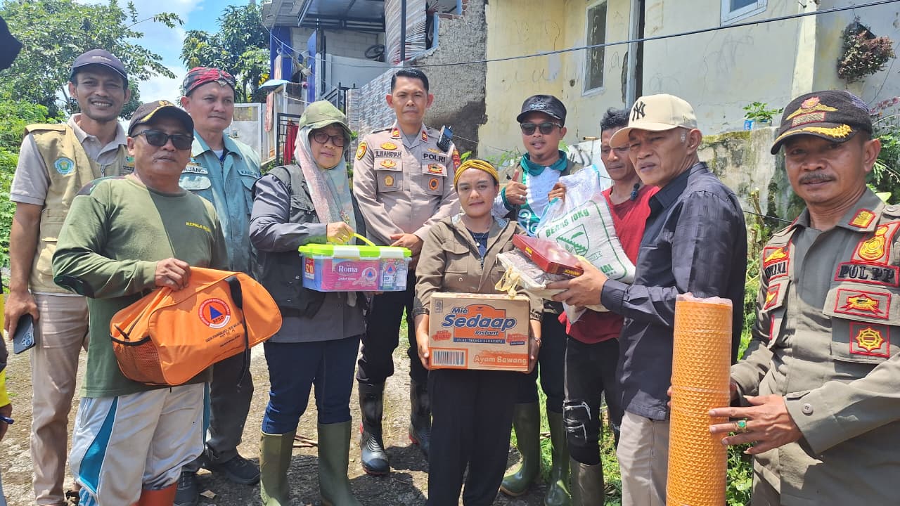 Banjir dan Longsor Terjang 9 Desa di Ciparay, Forkopimcam Lakukan Assessment
