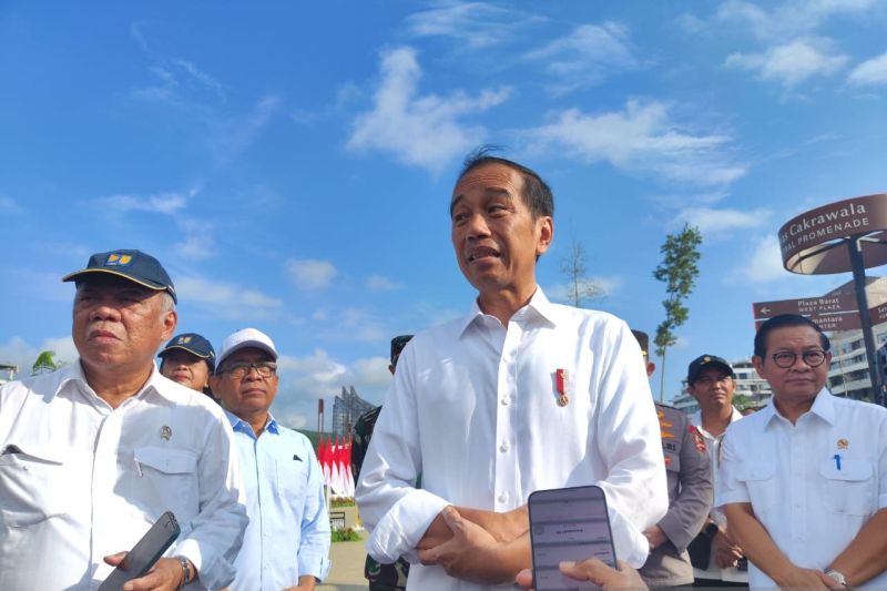 Prabowo Ingin Percepat Pembangunan IKN, Jokowi Serahkan Keputusan kepada Presiden Baru   