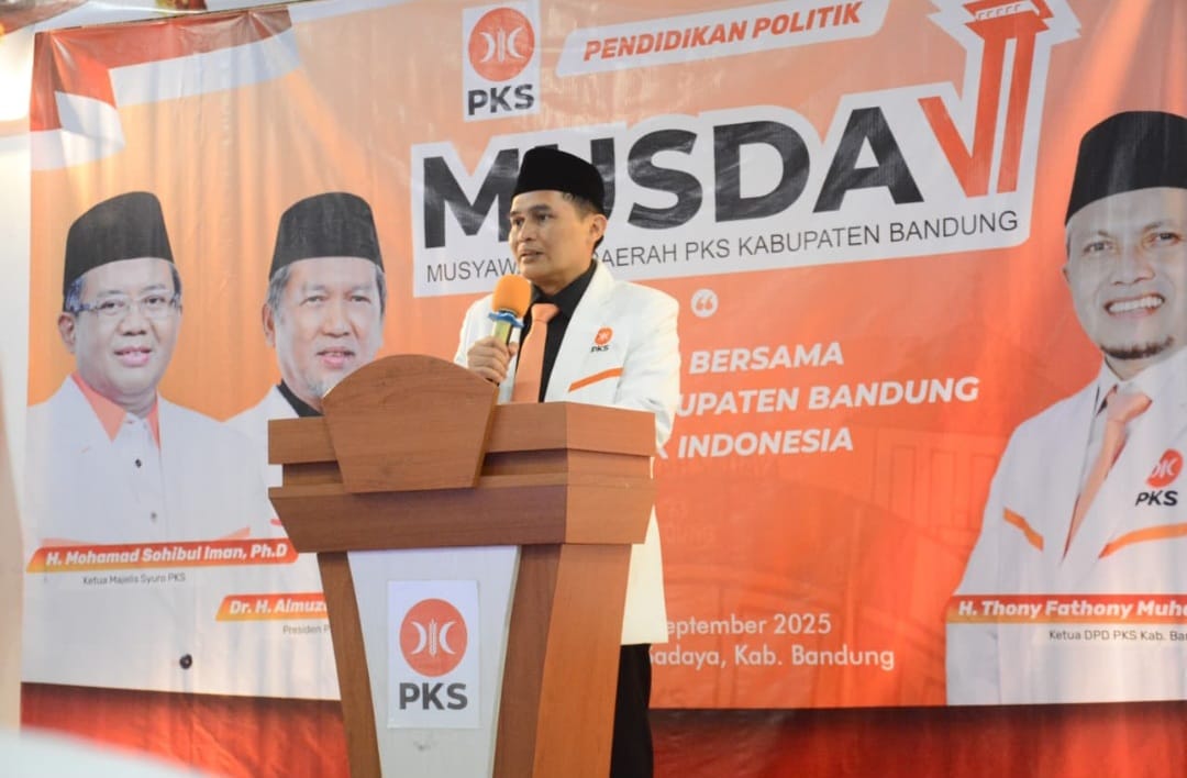 Gelar Musda Secara Sederhana, PKS Kabupaten Bandung Salurkan 1 Ton Beras Kepada Anak Yatim Piatu hingga Ojol