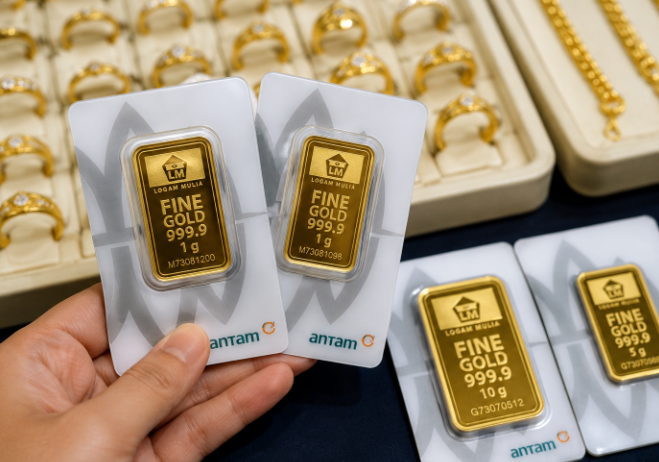 Harga Emas Antam 18 Mei 2026 Turun Tipis, Cek Harga Perhiasan Terbaru