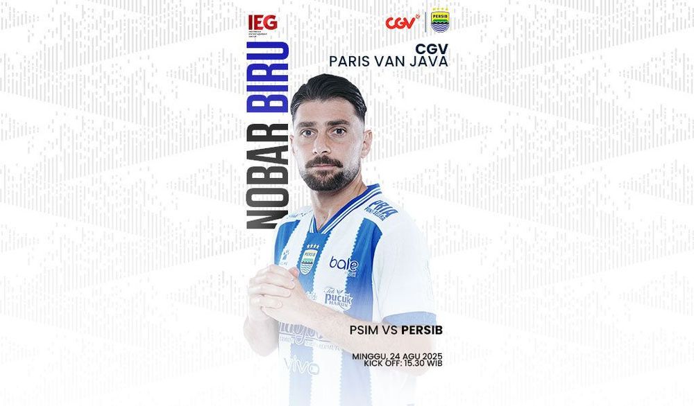 Lagi Tayang! Klik Link Live Streaming PSIM vs Persib Bandung di Super League Hari Ini