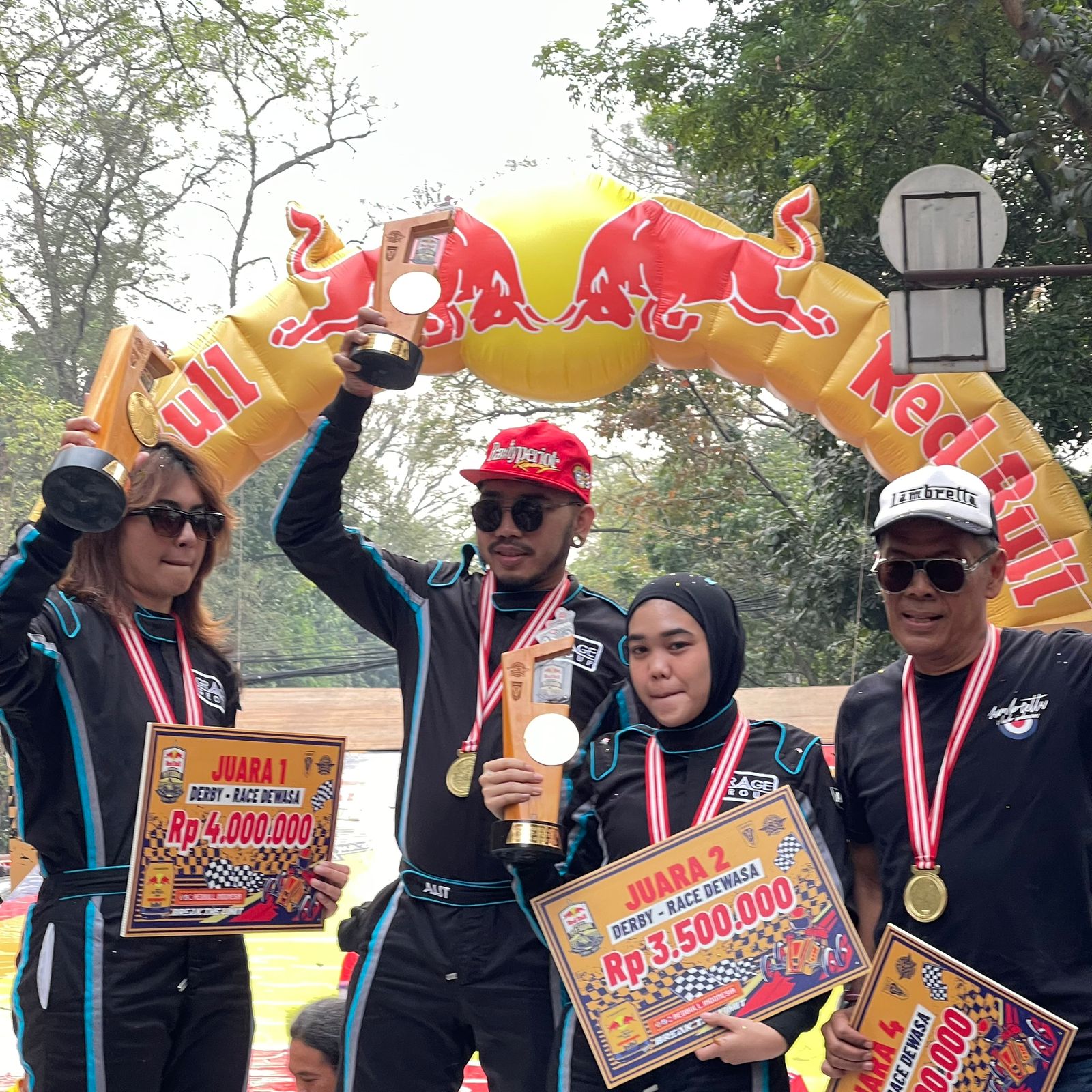 Tim Grage Juara Umum Ajang Lomba Kereta Peti Sabun 2023 di Bandung 