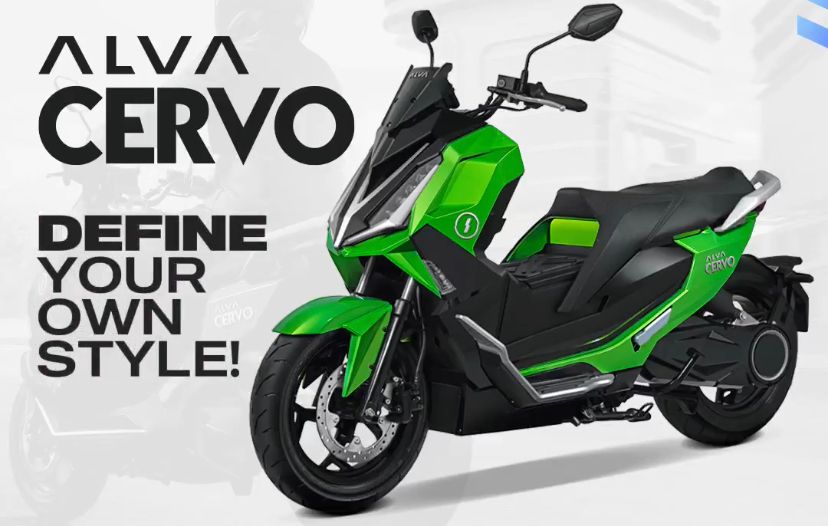 Desain dan Tenaga Mesin Mirip NMAX dan Aerox! Motor Listrik Alva Cervo ini Viral? Segini Harganya!