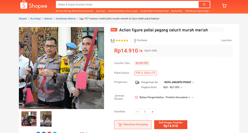 Sebut Gamma Beli Senjata di Shopee, Anggota Polrestabes Semarang Sempat Minta Damai