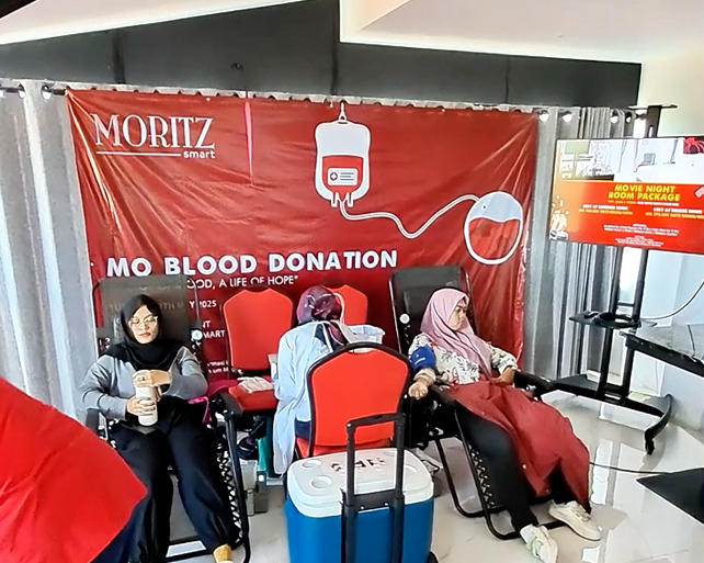 Moritz Smart Bandung Gelar Donor Darah: Wujud Kepedulian Lewat Aksi 'A Drop of Blood, A Life of Hope'
