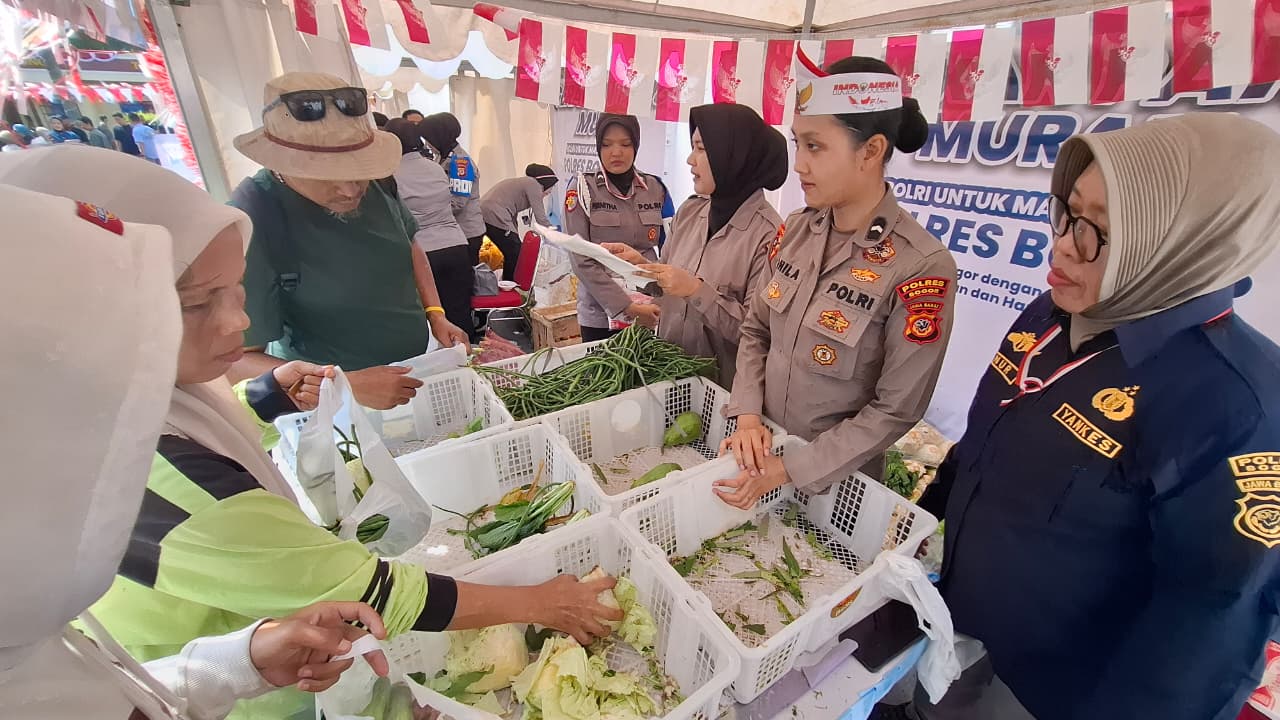 Polres Bogor Adakan GPM, Warga: Terbantu Banget