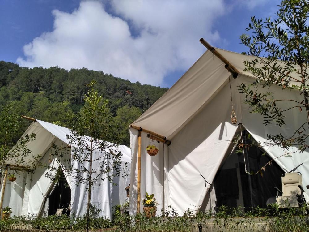 Glamping Murah Meriah di Maribaya Glamping Tent, Cocok Buat Liburan Keluarga