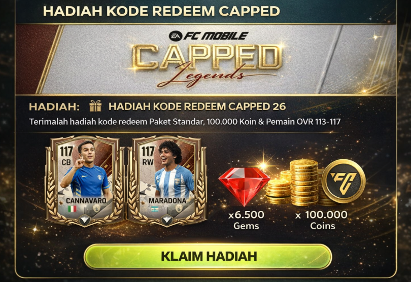 Update 30 Kode Redeem FC Mobile Hari Ini 12 Maret 2026, Banyak Hadiah Gratis Jelang Lebaran