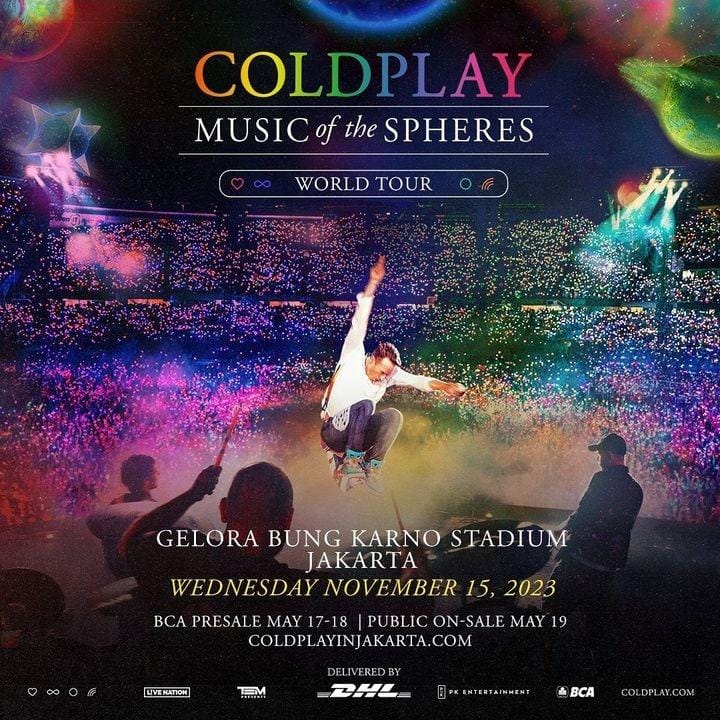 PK Entertainment Resmi Umumkan Penjualan Tiket Coldplay 'Sold Out!'