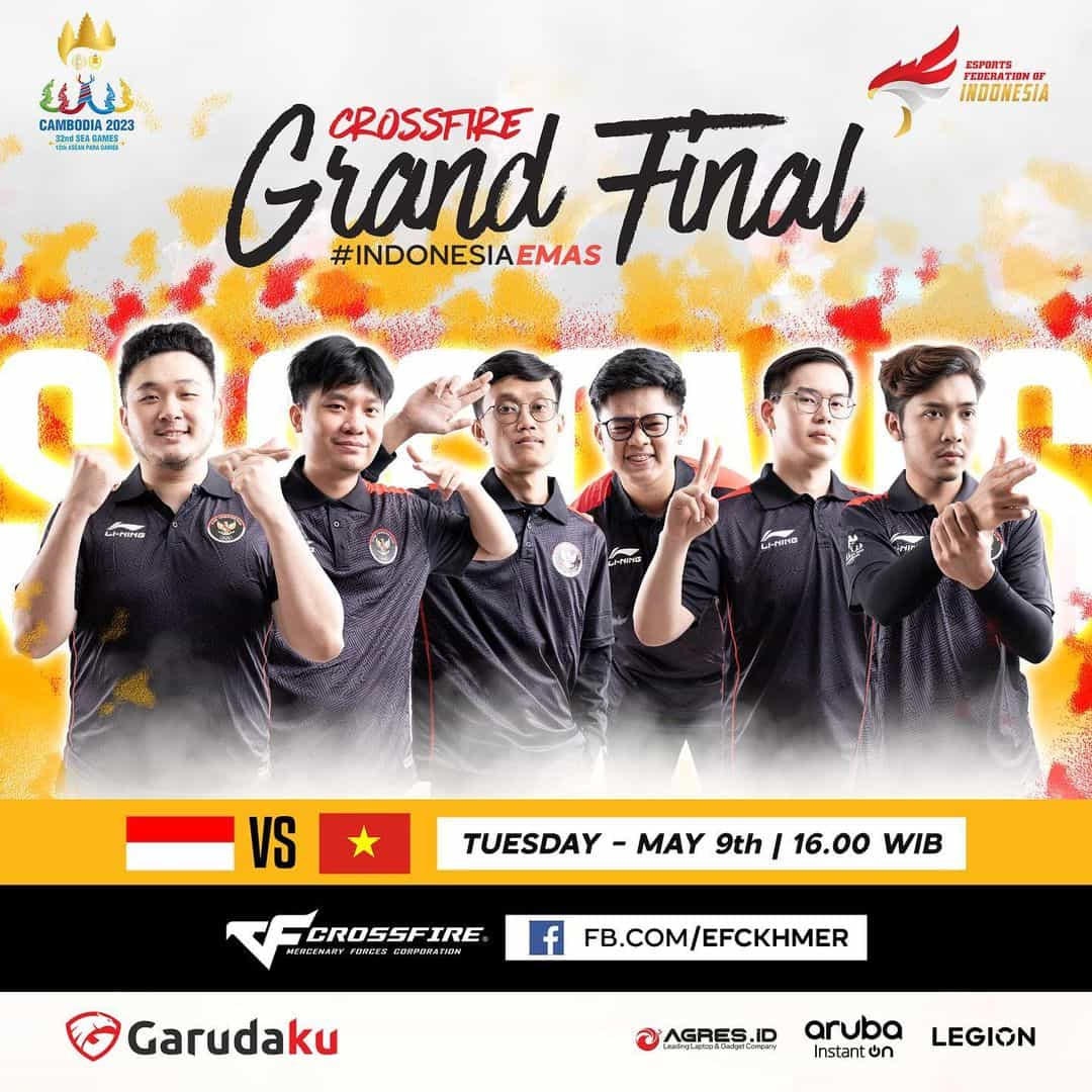 Hasil Timnas Esports Indonesia SEA Games 2023 Senin 8 Mei: Crossfire Jaya, VALORANT?