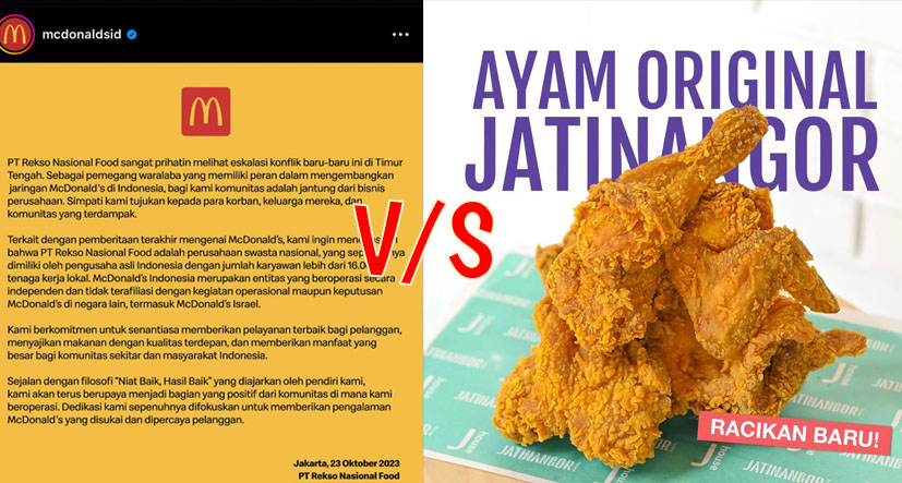 McDonald's Indonesia Bantah Afiliasi dengan Zionis Israel, Netizen Bandingkan dengan Ayam Jatinangor House