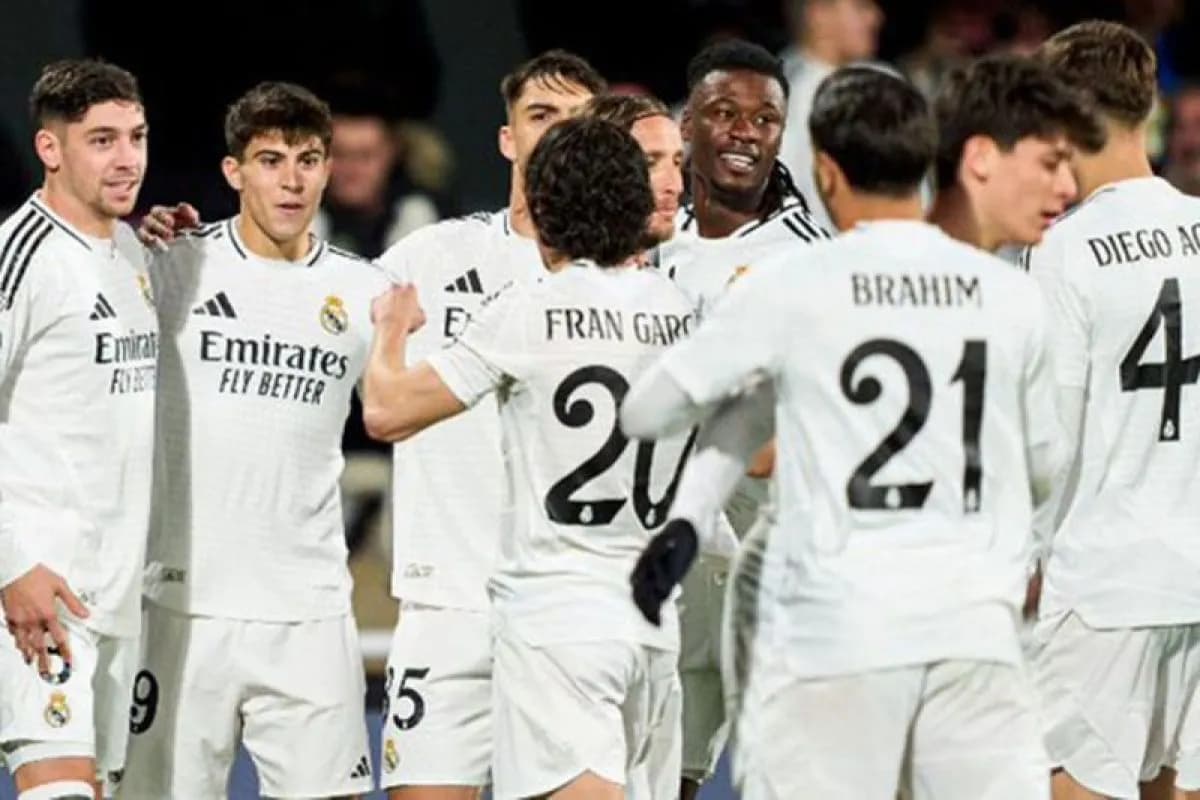 Hasil Piala Raja: Real Madrid Berpesta! Cukur Tim Divisi 4 via skor 0-5