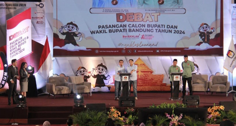 Pilkada 2024, KPU Kabupaten Bandung Gelar Debat Publik Pertama Cabup dan Wabup