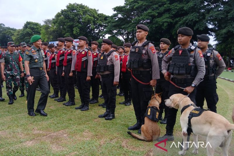 4.138 Anggota TNI/Polri Dikerahkan untuk Amankan Kegiatan Perdana Presiden Prabowo di Akademi Militer Magelang