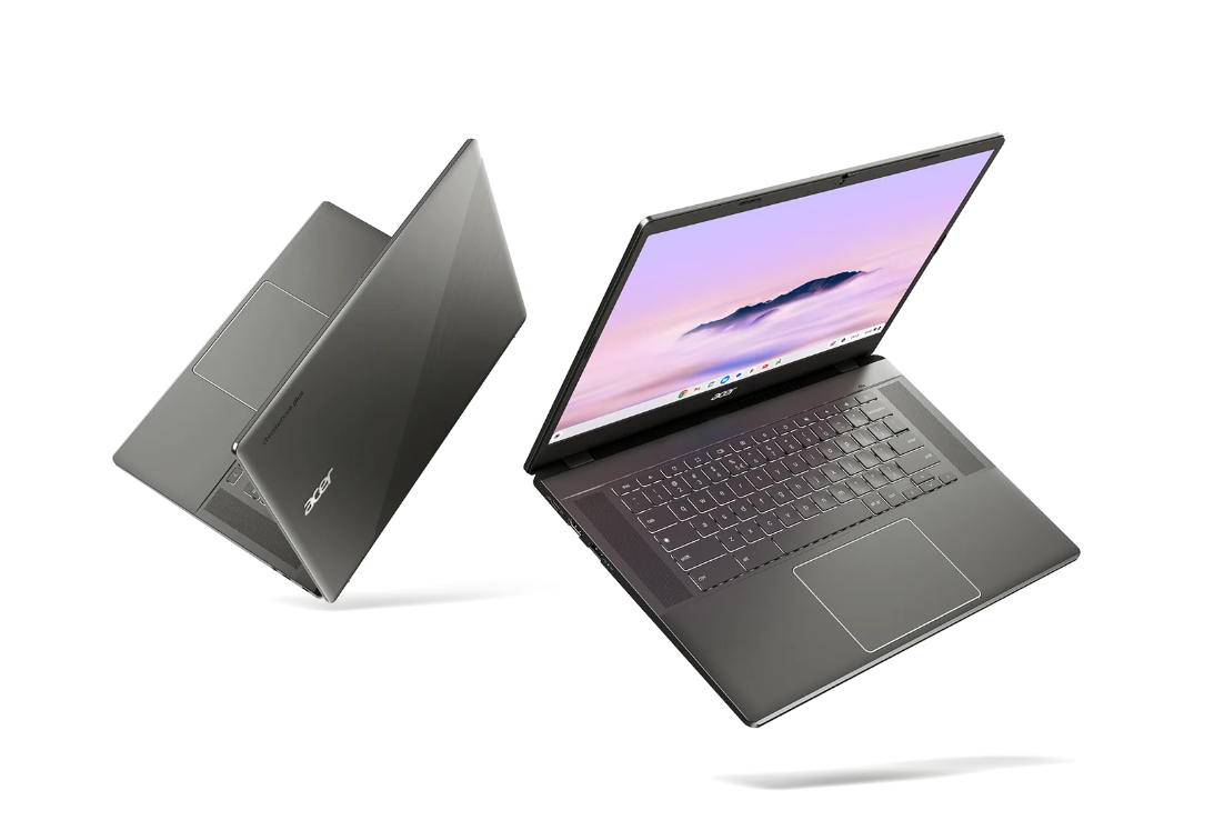 Acer Luncurkan Laptop Chromebook Terbaru, Chromebook Plus Spin 714 dan Chromebook Plus 516 GE yang Didukung AI