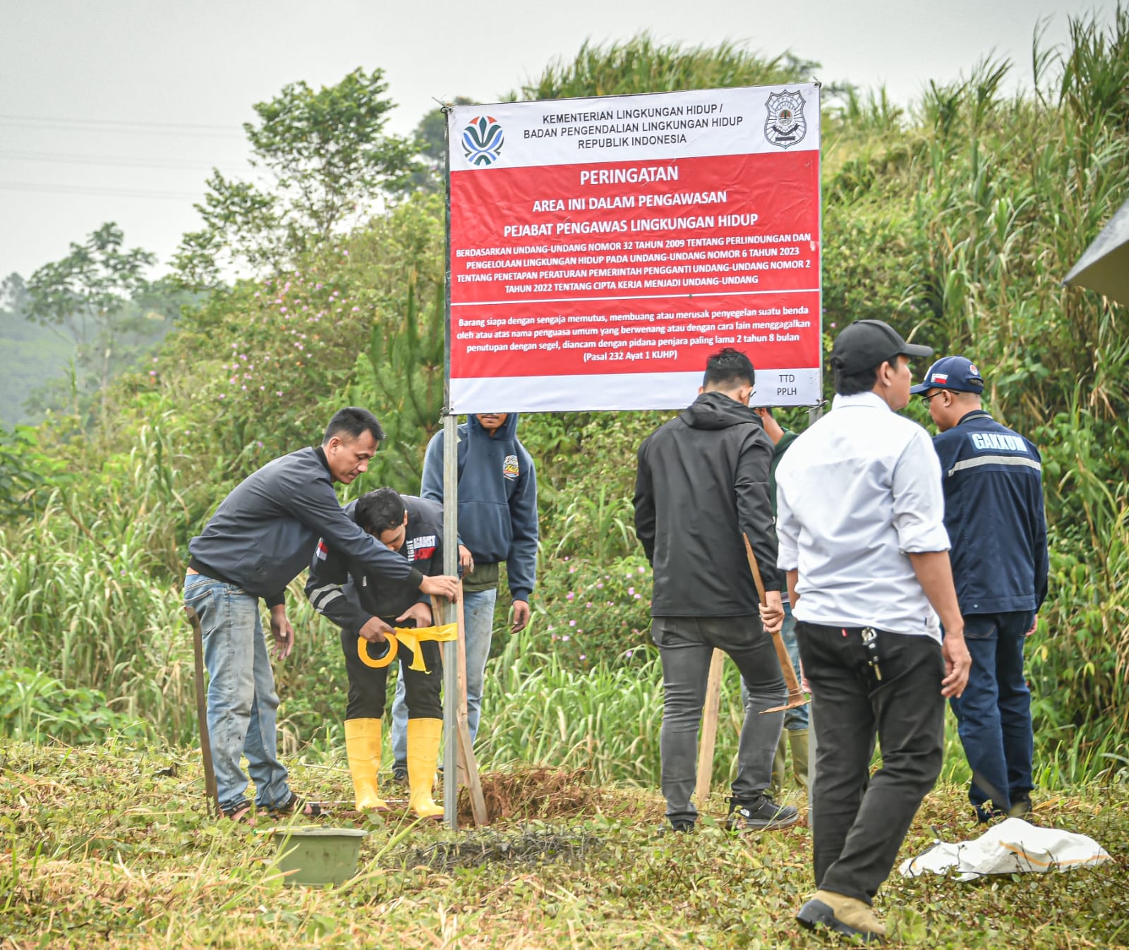 Menteri Lingkungan Hidup Segel Kawasan Ekonomi Khusus Lido Kabupaten Bogor