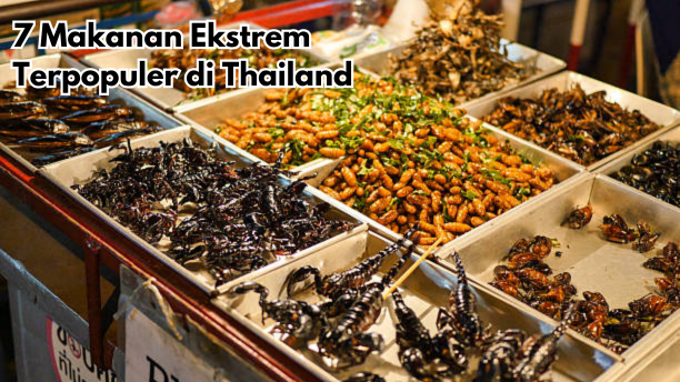 7 Makanan Ekstrem Terpopuler di Thailand, Ada Belalang dan Jangkrik Berani Coba?