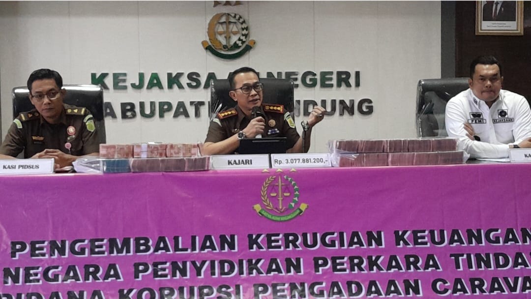 Kasus Dugaan Korupsi Dinkes KBB, Kejari Terima Pengembalian Uang Kerugian Negara Rp3 Miliar