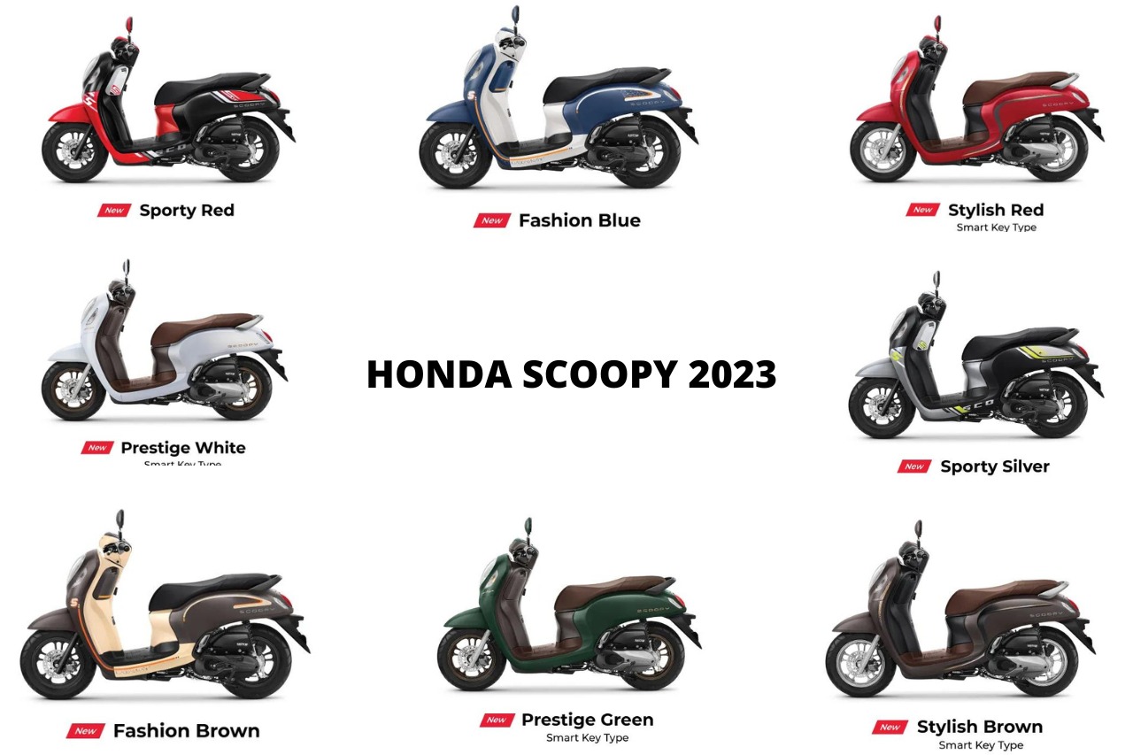 6 Model Honda Scoopy Terbaru 2023, Cek Spesifikasi, Kinerja, dan Harganya Disini!