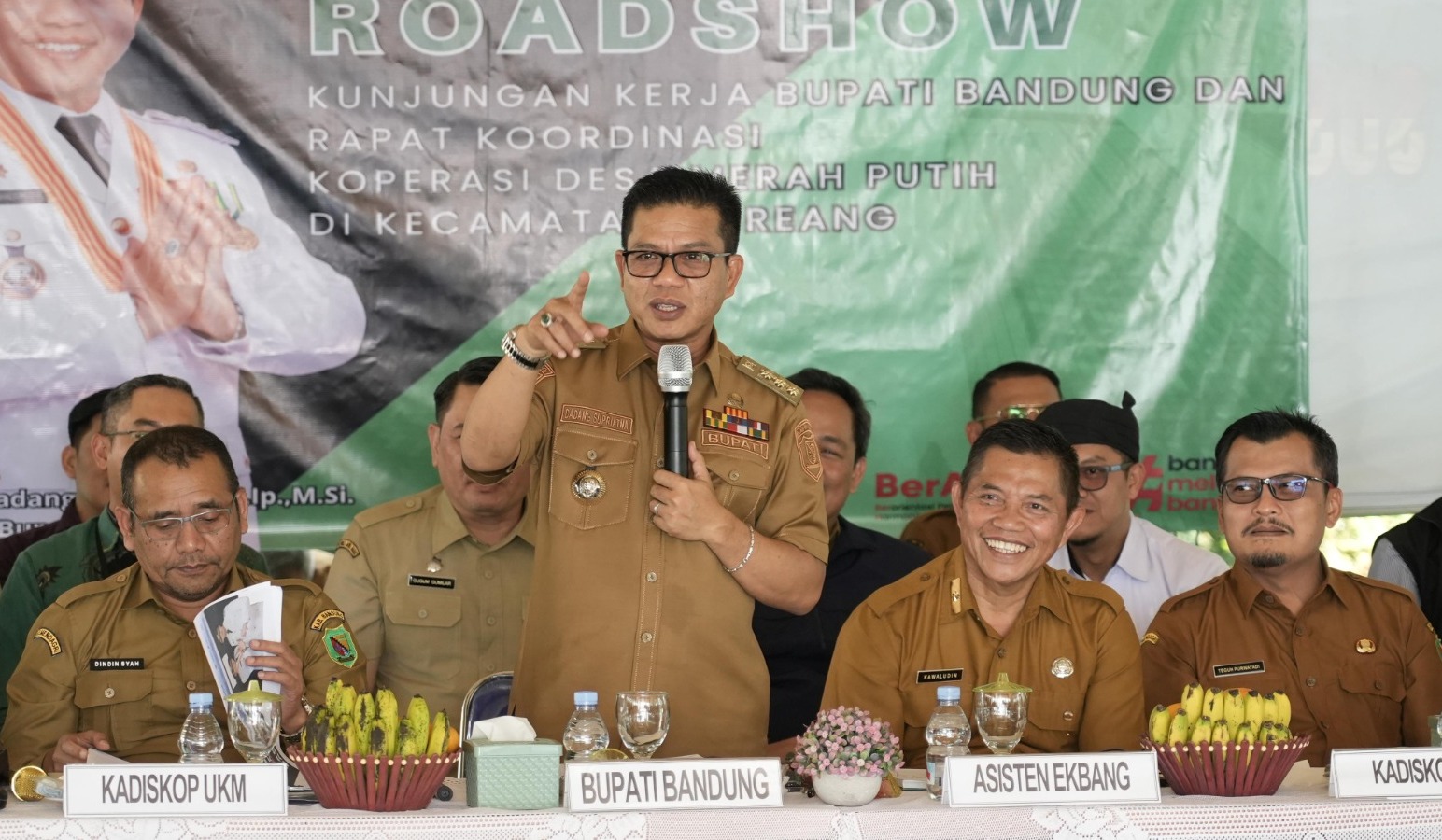 Roadshow KDMP, Bupati Bandung Ingatkan Pentingnya Tertib Administrasi dan Kolaborasi