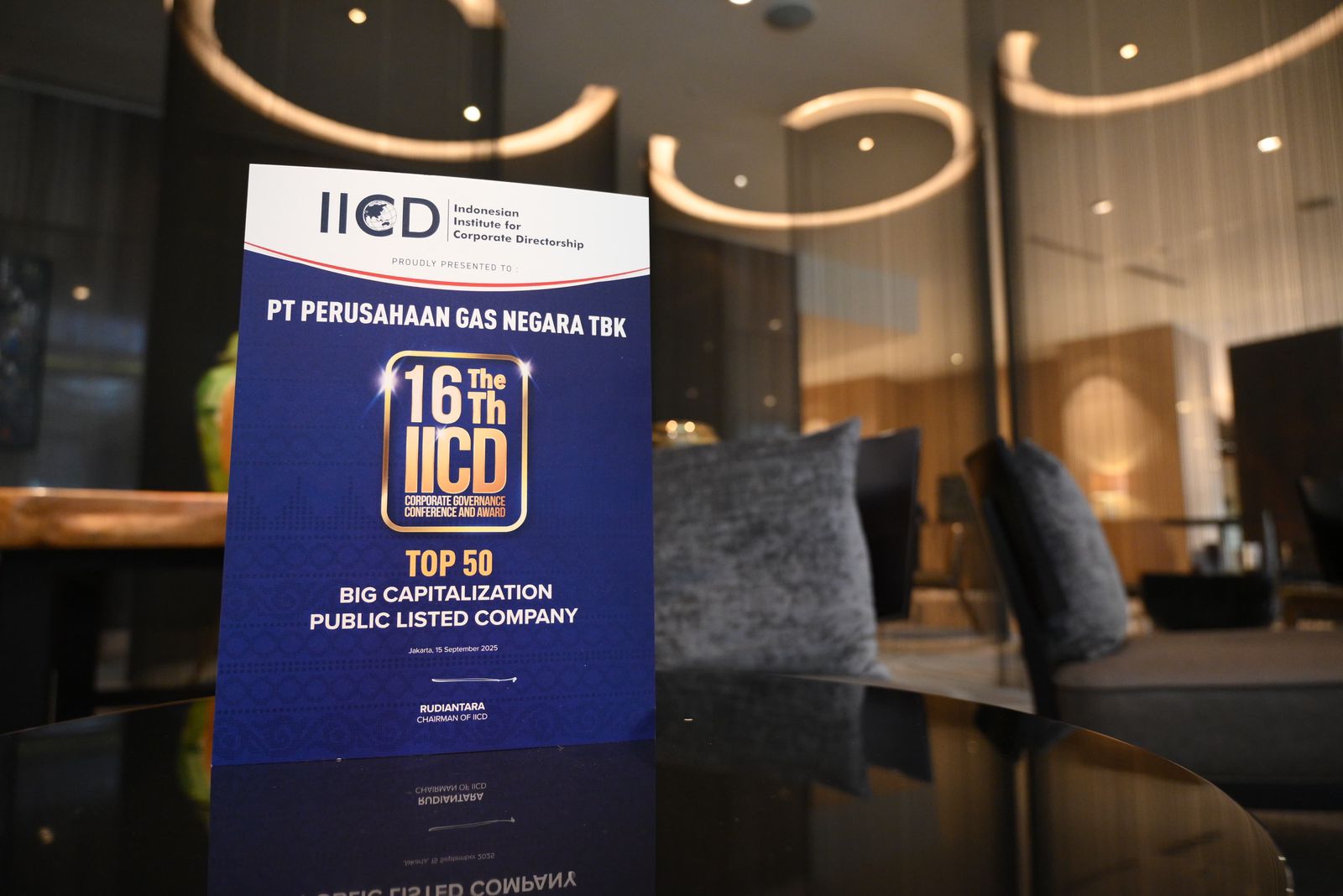 PGN Masuk Daftar Top 50 BigCap PLCs, Bukti Konsistensi dalam Tata Kelola Berintegritas