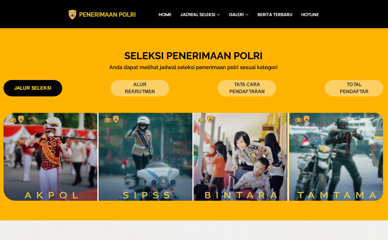 Dibuka Peluang Jadi Polisi, info Lengkap  Pendaftaran Penerimaan Polri 2026, Cek di Sini 
