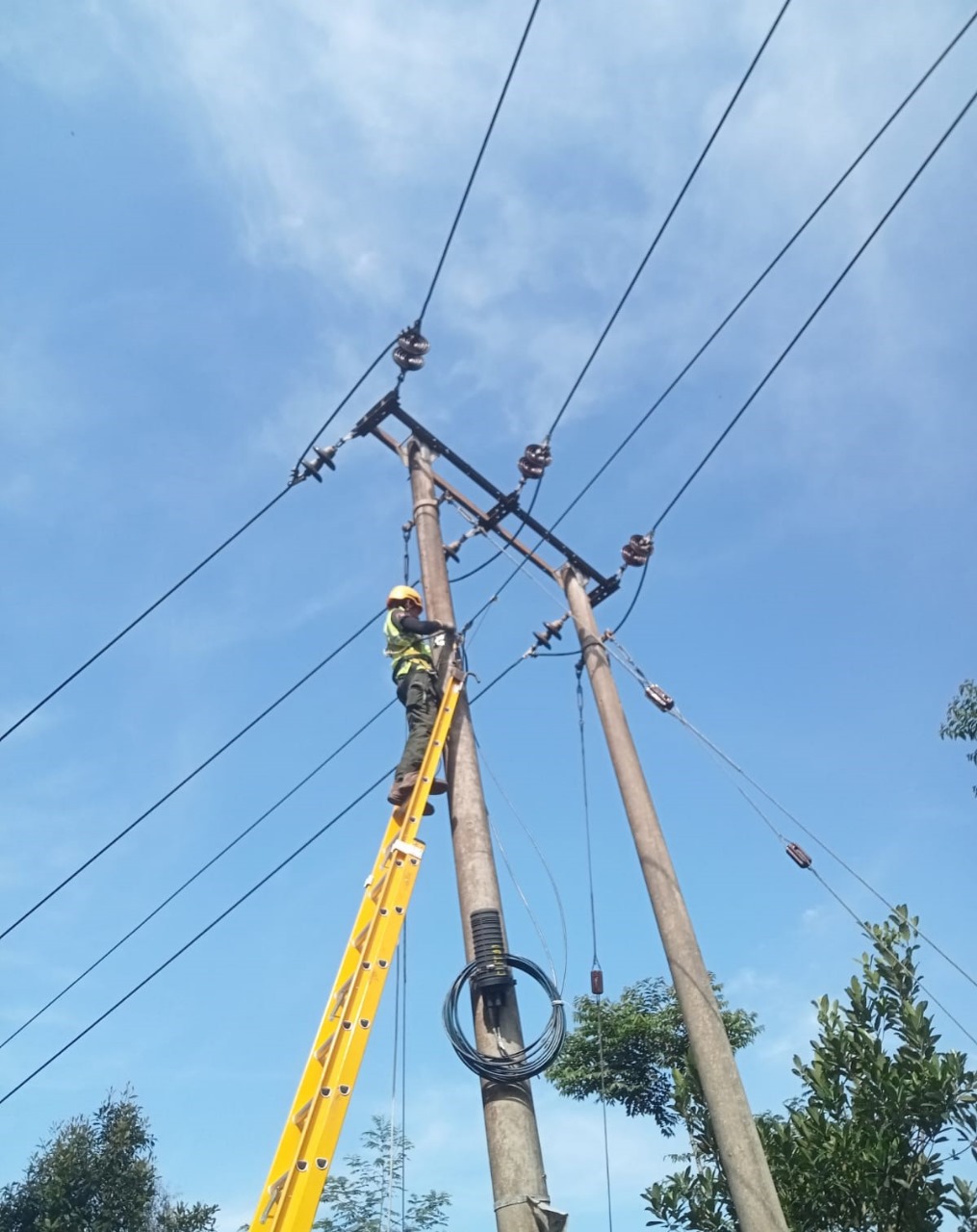PLN Icon Plus Lakukan Penataan dan Pemeliharaan Aset Ketenagalistrikan di Pakenjeng Garut