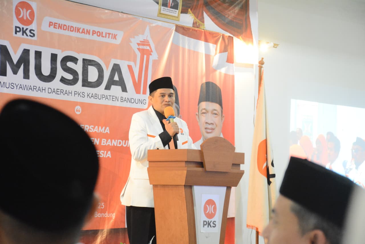 Musda VI PKS Kabupaten Bandung, Ketua DPD Terpilih Gaungkan PKS Ngahiji, PKS Kahiji, dan Kab. Bandung Masagi