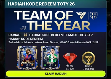 Update! 25 Kode Redeem FC Mobile Hari Ini 18 Februari 2026, Hadiah Melimpah!