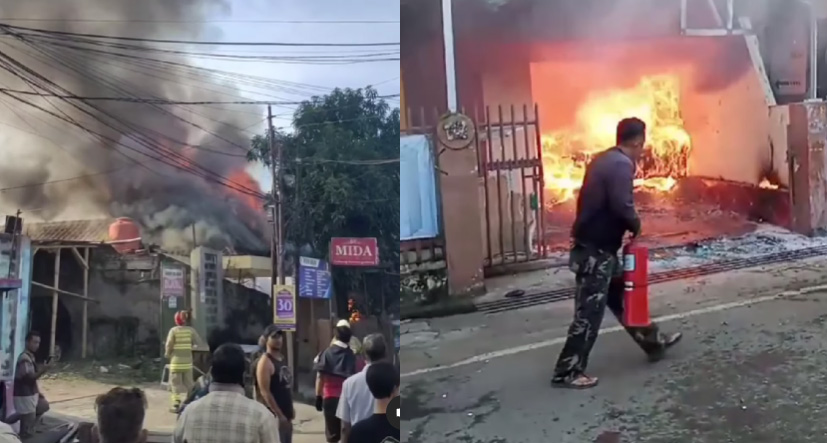 Breaking News: Kebakaran Bangunan Laundry di Batununggal Kota Bandung
