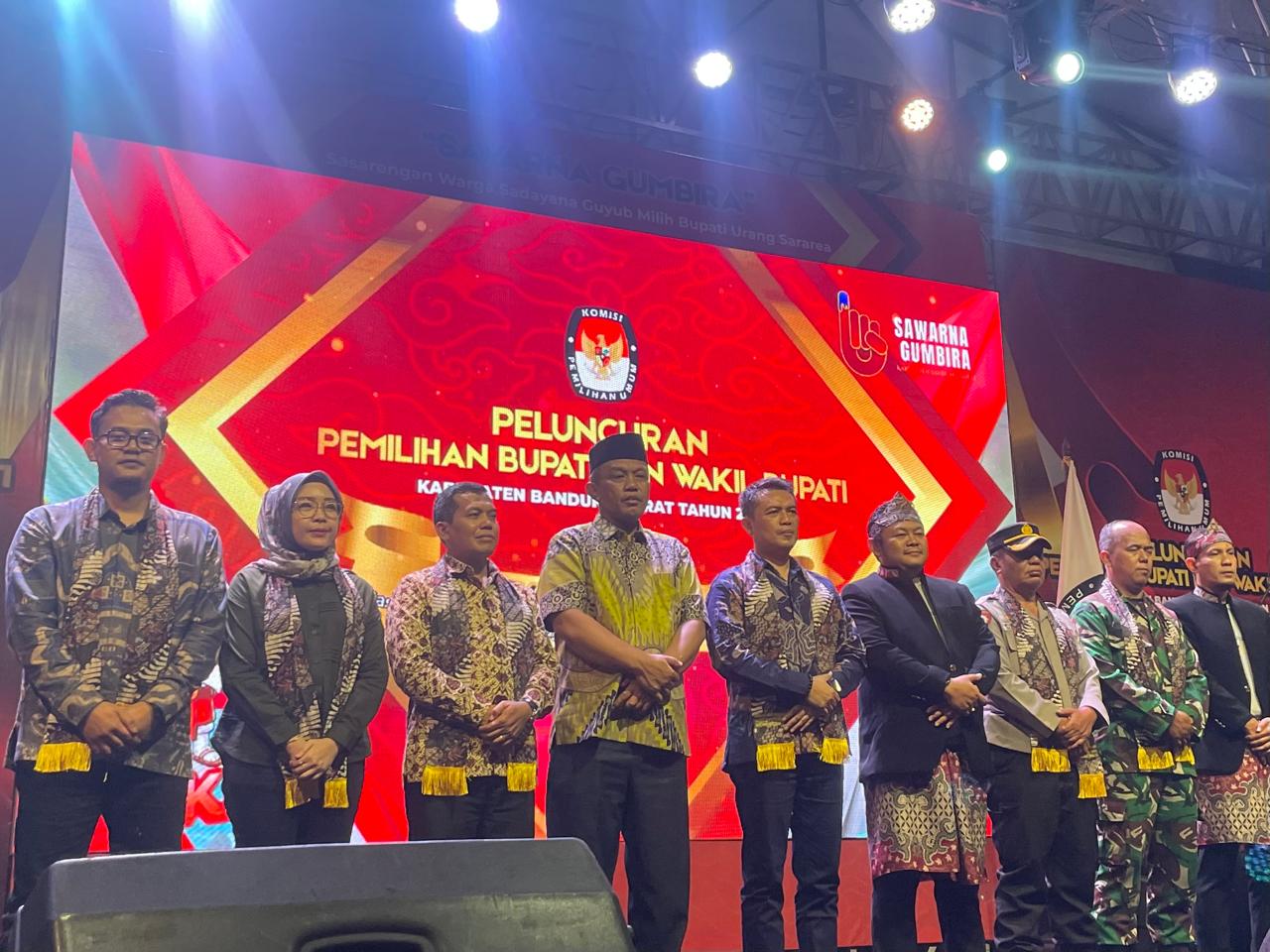 KPU Kabupaten Bandung Barat Luncurkan Maskot dan Jingle Pilkada 2024   