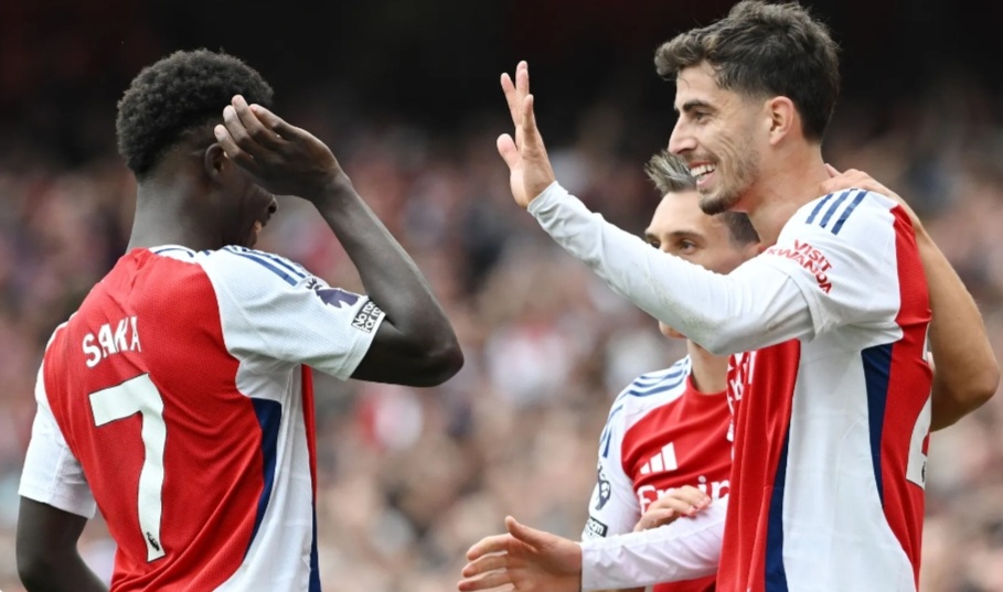 Hasil Liga Inggris Hari Ini: 10 Pemain Arsenal Ditahan Imbang Brighton 1-1