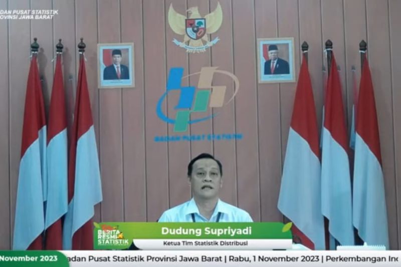 BPS Jawa Barat Ungkap Nilai Tukar Petani Jabar naik 2,11 persen pada Oktober 2023