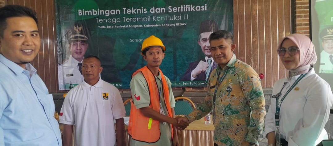 DPUTR Kabupaten Bandung Gelar Bimtek dan Sertifikasi Tenaga Terampil Konstruksi, Ini Tujuannya