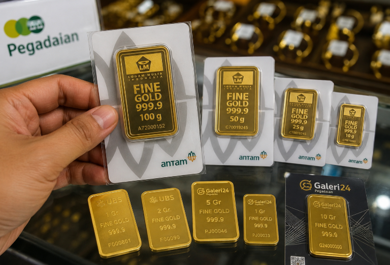 Harga Emas Antam Hari Ini 14 Mei 2026 Turun Rp21 Ribu, Ini Rinciannya