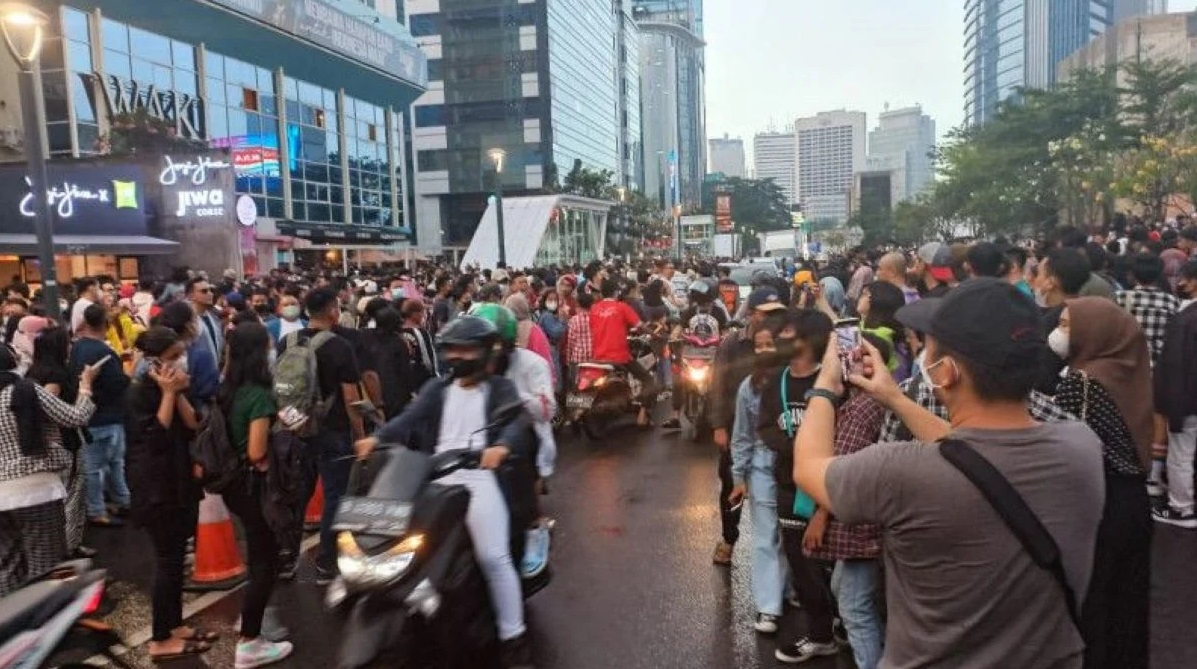 Timbulkan Kemacetan, Citayam Fashion Week Mulai Diprotes Warga, Polisi Blokade Jalan